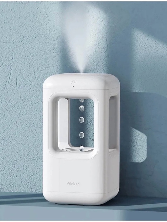 Winben Other - Winben Anti-Gravity Water Drop Humidifier with LED Ambiance Backlight - NEW